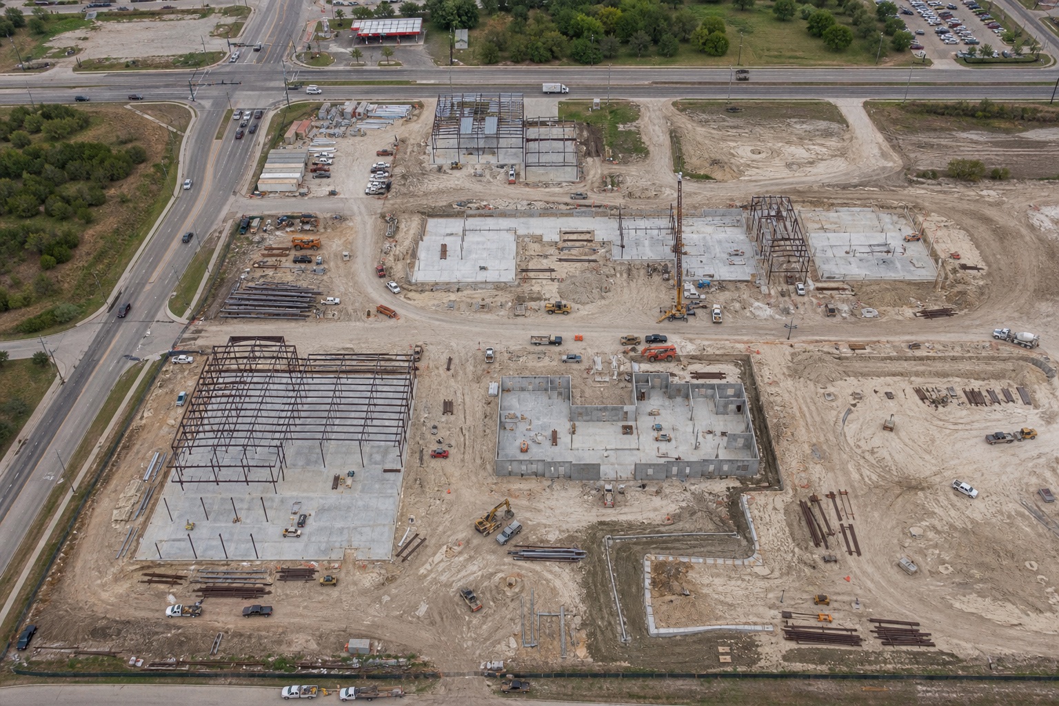 Aerial construction documentation